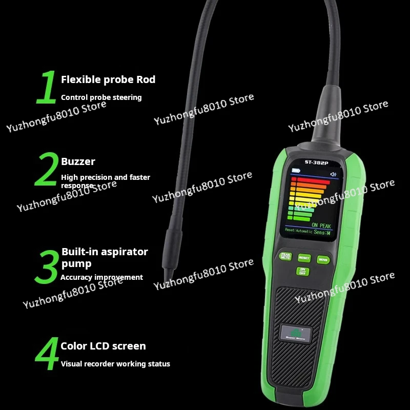 حساسية عالية السيارات المبرد كاشف تسرب مكيف هواء سيارة المبردات الفريون الهالوجين CFC HFC HCFC R22 R134a R410a إلخ الغاز #4