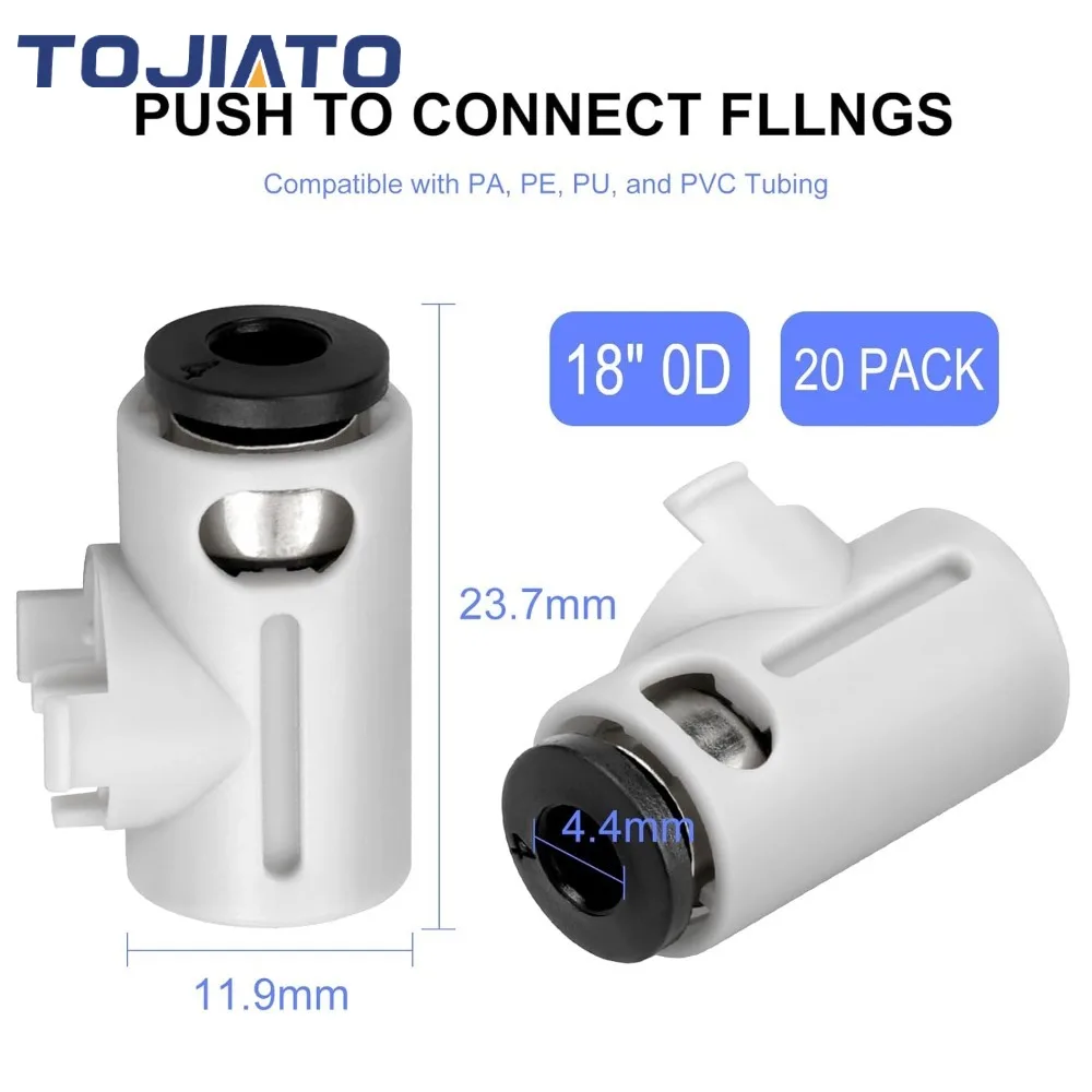 Precision Fit PTFE Adapter for Bambu Lab A1/A1min 3D Printer Accessories,Excellent AMS Tubing Connectors view 2