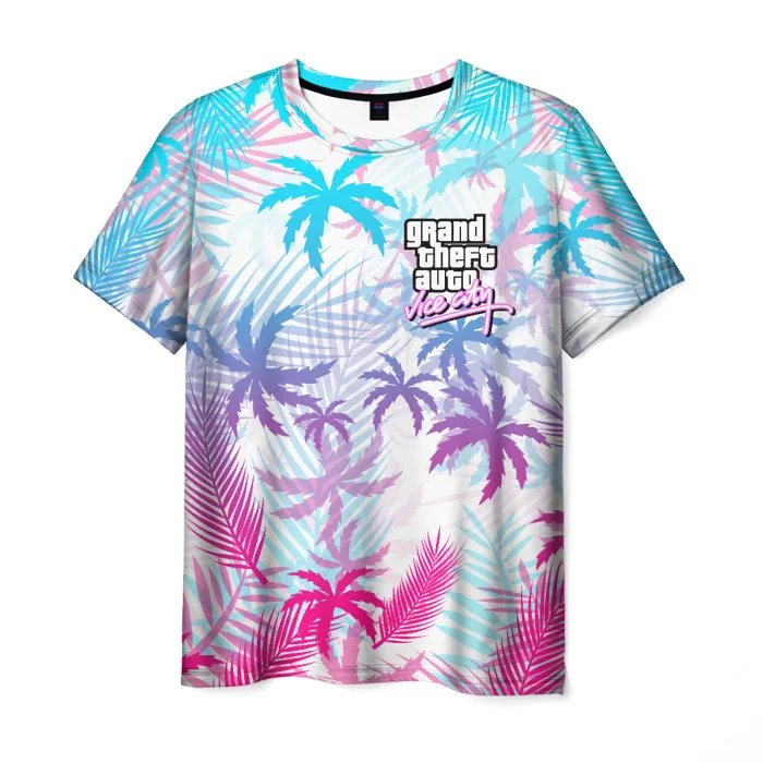 Hot Game GTA T-Shirts Grand Theft Auto Vice City 3D Printed Men Women Summer Fashion Short Sleeve T Shirt Kids Tees Top Clothing