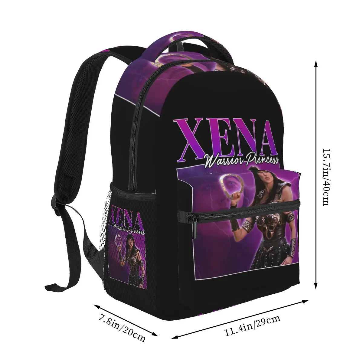 Xena Chakram Xena Warrior Princess Backpack Hot Sale Daypack Boys Girls BookBag School Bag Shoulder Bags for Men Women