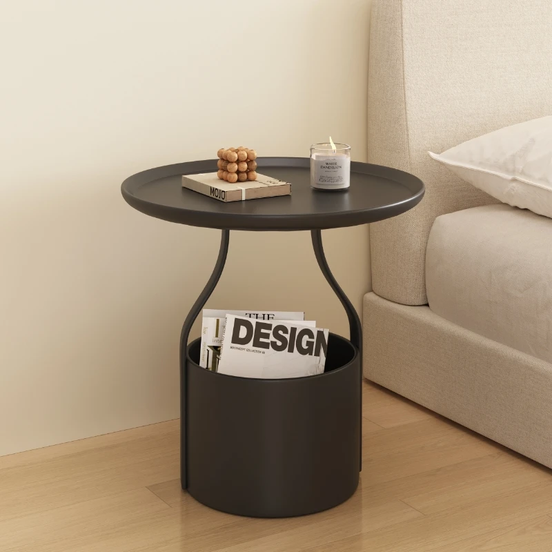 الإيطالية الحد الأدنى السرج الجلود تخزين دلو أريكة طاولة جانبية صغيرة للمنزل غرفة المعيشة التجارية ركن الجدول ضوء الفاخرة