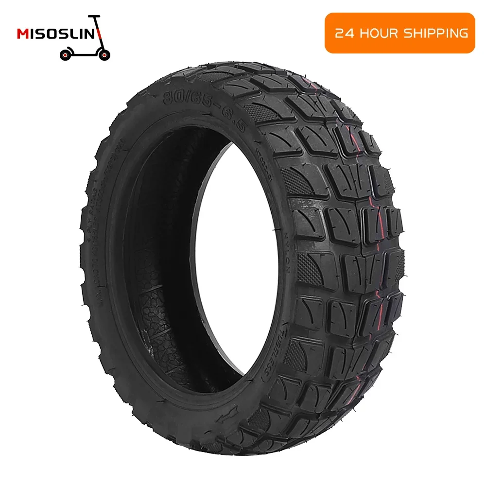 80/65-6 Off-road Vacuum Tire 255x80 10x3-6 Tubeless Tire for Kugoo M4/Kugookirin G2 Max/Ninebot P100S P65 Electric Scooter