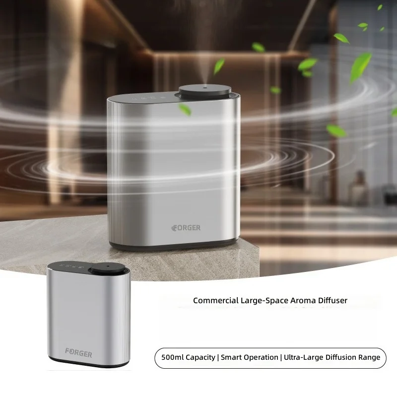 Aroma Diffuser 300㎡, Large Space Waterless Scent Machine, Air Pump Dual Fluid, Smart WiFi, for Mall Hotel Fragrance Dispenser