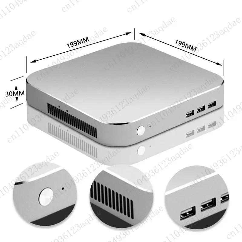 All Aluminum Profile Mini Computer Small Chassis Shell Aluminum Alloy Mini Box Aluminum Box DIY