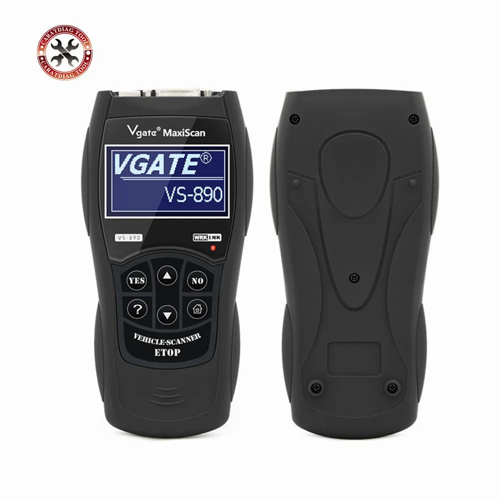 الماسح الضوئي للمركبة Maxiscan Vgate VS890 Obd2 الماسح الضوئي التشخيصي VS-890 Vgate أداة المسح الضوئي CAN-BUS قارئ رمز السيارة متعدد اللغات #1