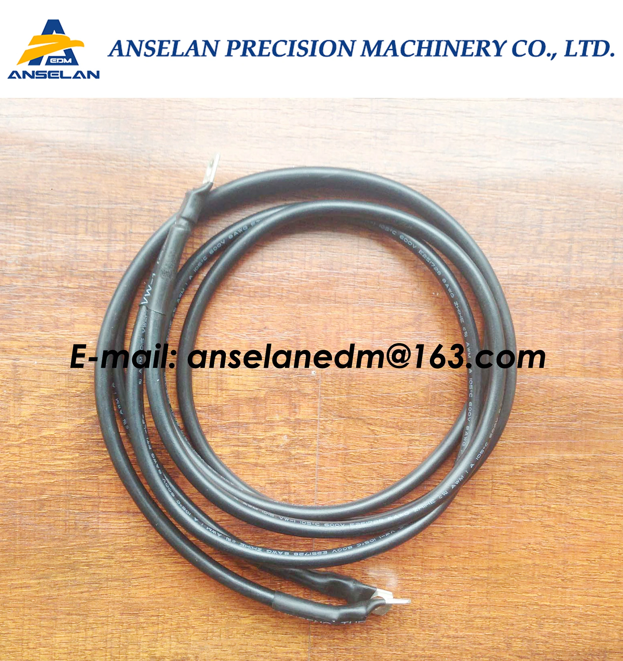 

100432528 edm Ground Cable L=1100mm for ROBOFIL 290.300,310. Charmilles 100.432.528, C432528, 432.528 EDM Contact Machining