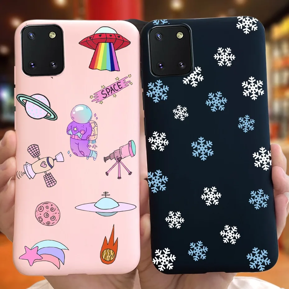 For Samsung Galaxy Note 10 Lite Case Cute Cartoon Silicone Soft Phone Back Cover For Samsung S10 Lite Funda SM-G770F N770F Case