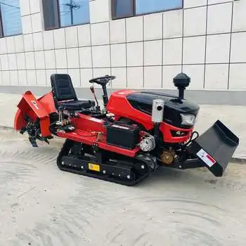 Hot Selling Small Tracked Cultivator Multifunctional 35HP Tracked Tractor Cultivator Orchard Agricultural Machinery