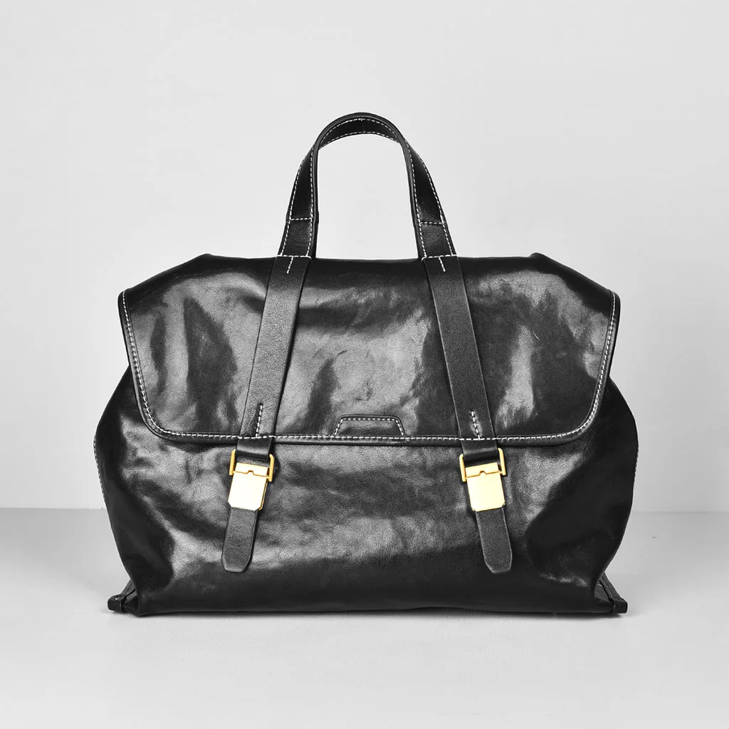 

Men's messenger bag hand -made men's bag briefcase bag, vegetable tanned shoulder bag head layer cowhide designer bag new