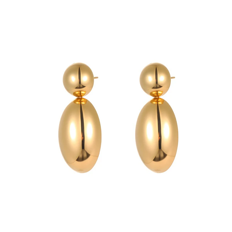 PANGJERY 316L Stainless Steel Prevent Allergy Drop Earrings For Women Trendy Ins Style Geometric Daily Wear Jewelry Gifts Серьги