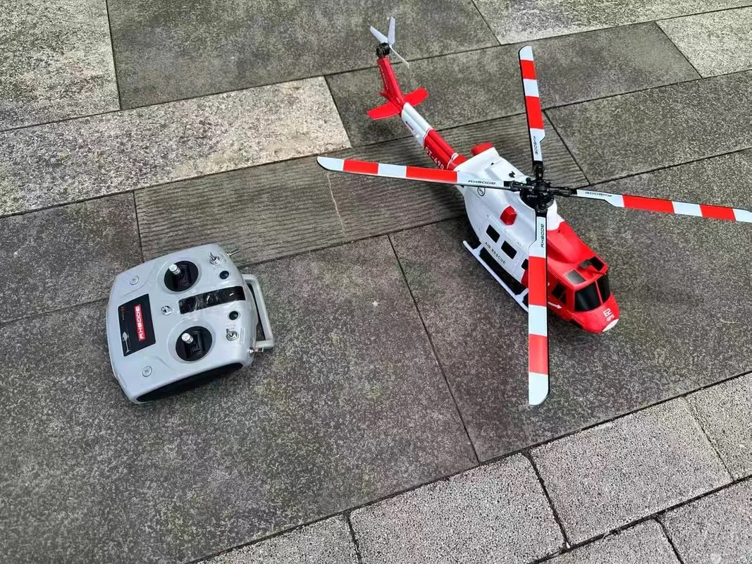 

Вертолет Goosky с дистанционным управлением E2 Gps, умный дрон, как настоящая машина, модель UH-1y, дрон, подарок на день рождения, Рождество