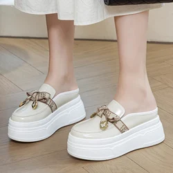 Wedges Shoes for Women Sandal Breathable Thick Sole New Little White Shoes Lace Up Breathable Summer Elevated Women's Sandals