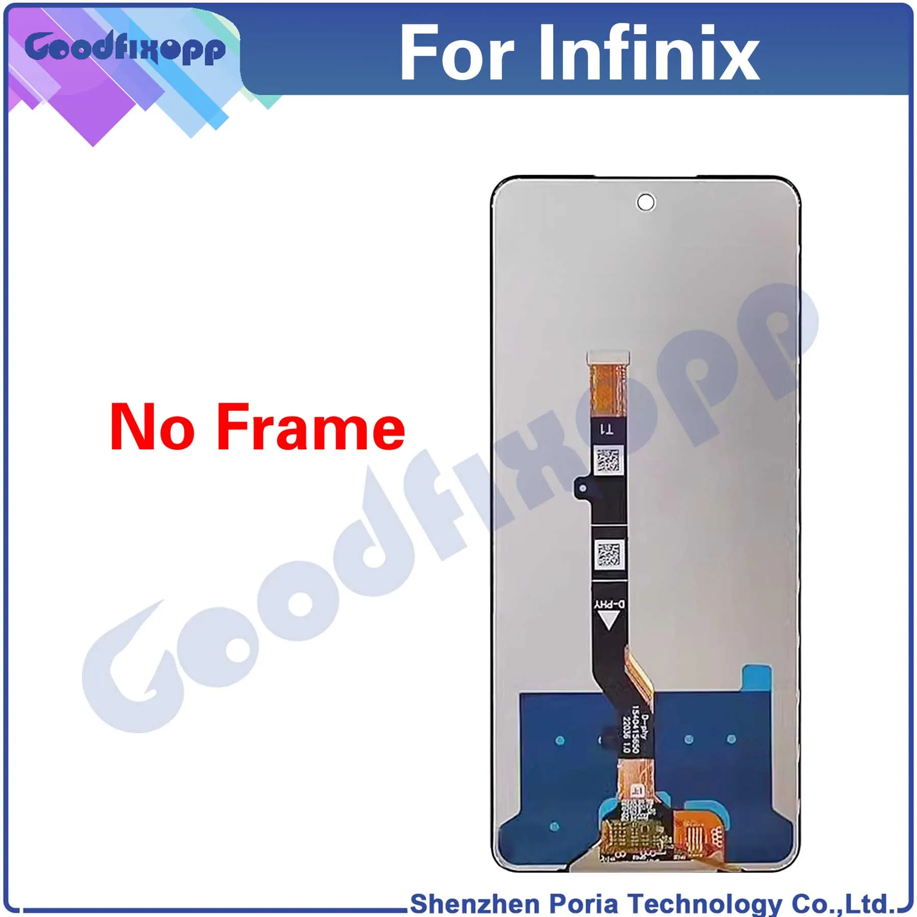 For Infinix Hot 40 Pro X6837 LCD Display Touch Screen Digitizer Assembly For 40Pro Repair Parts Replacement