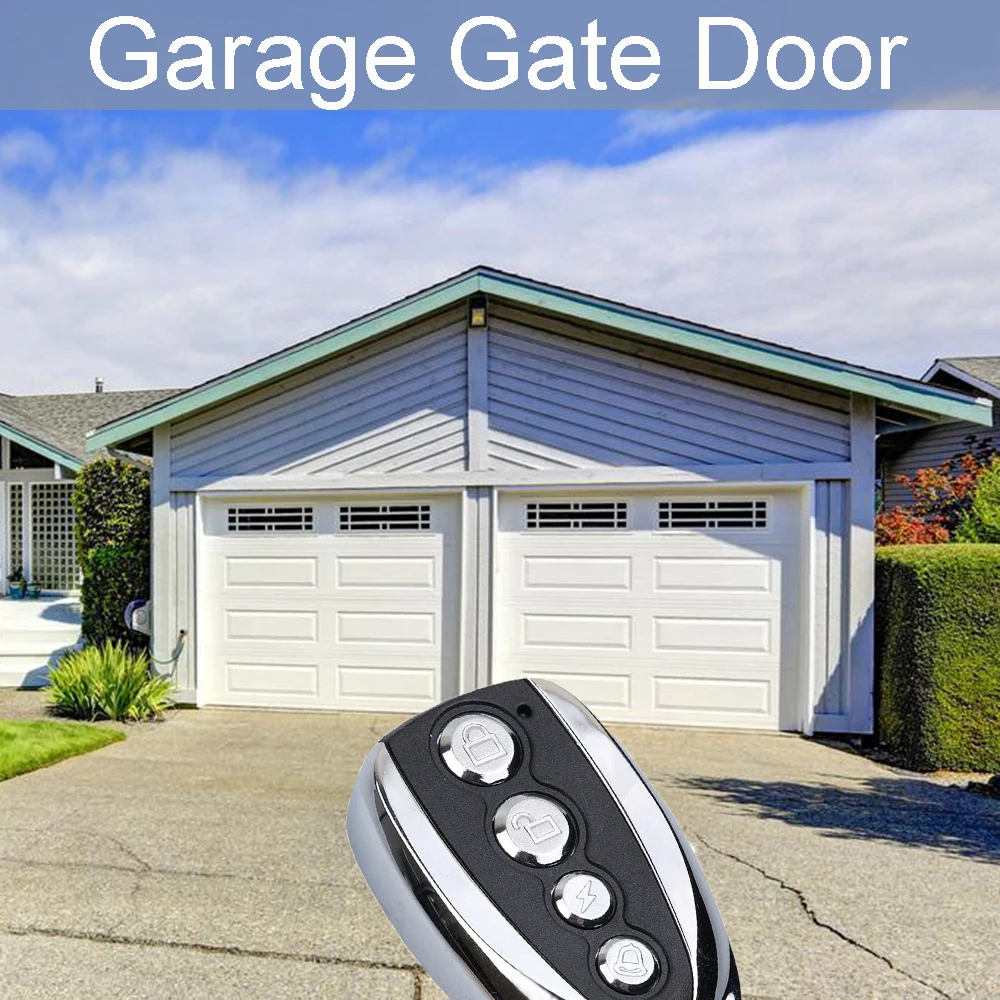 Hot Deals Universal Garage Door Remote Control 433MHZ Opener Cloning 4 Key Auto Car Rolling Code Gate 433 Smart Copy Duplicator