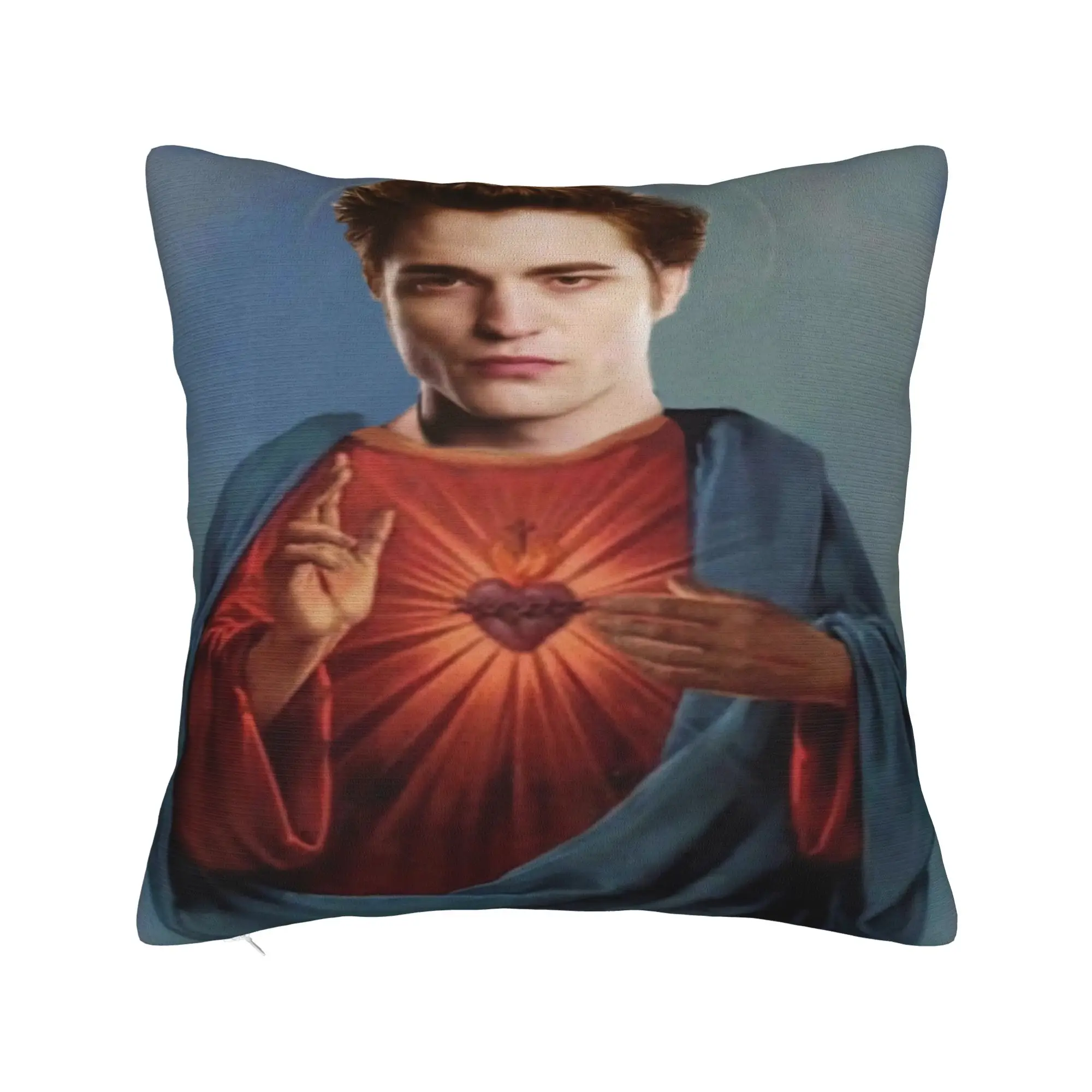 Twilight Saga Edward Bella Pillow Case  Soft Pillow Cover For Chair Sofa Home Decor Retro Trendy Cushion Cover