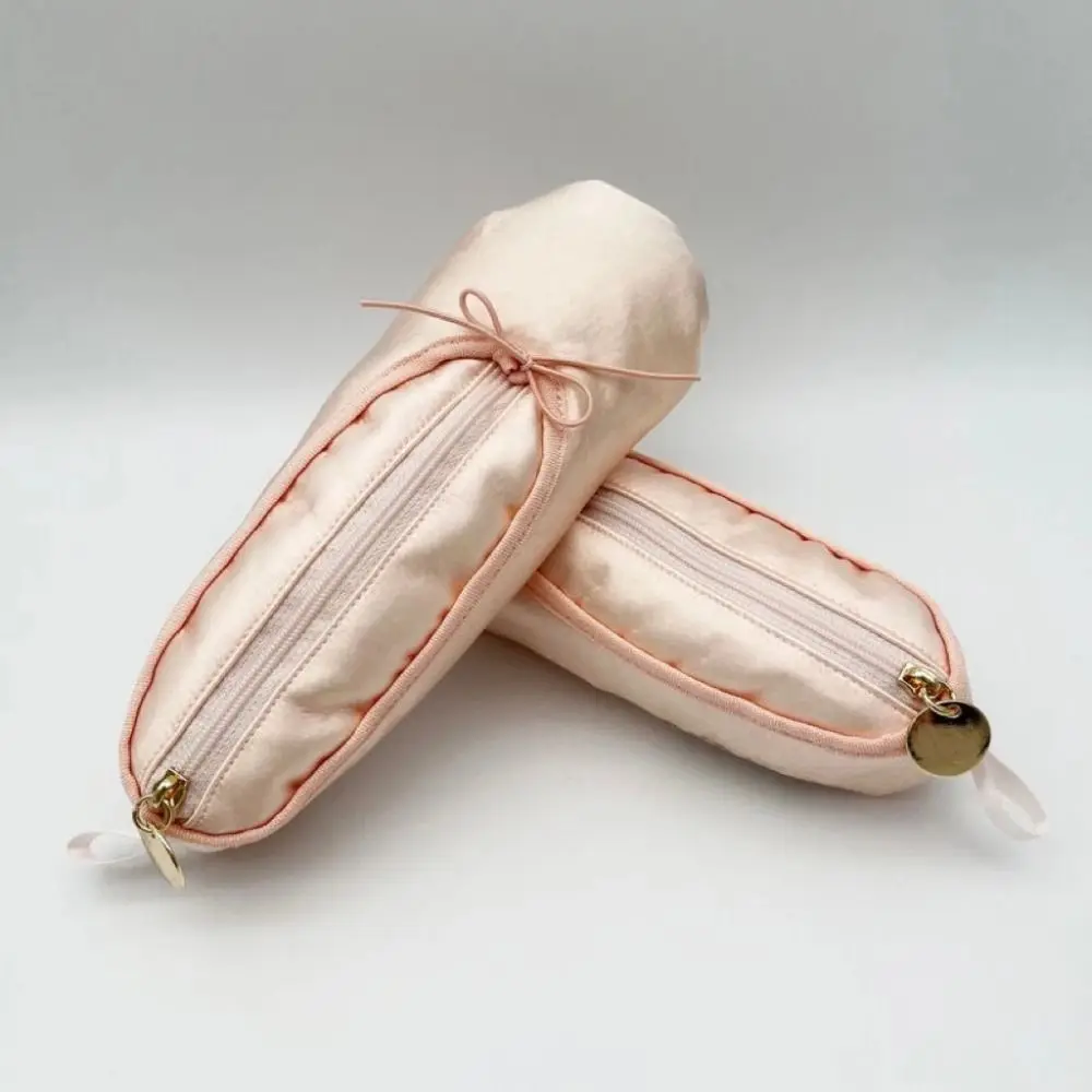 Handmade Ballet Shoes Pencil Case Durable Large Capacity Ballet Shoes Storage Bag Storing Hanging Bags