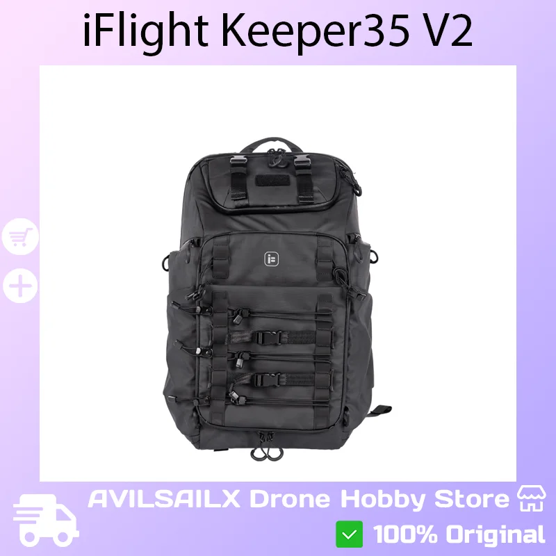 iFlight Keeper35 V2 FPV Drone Storage Backpack Waterproof Large Capacity for Outdoor Hiking Travel