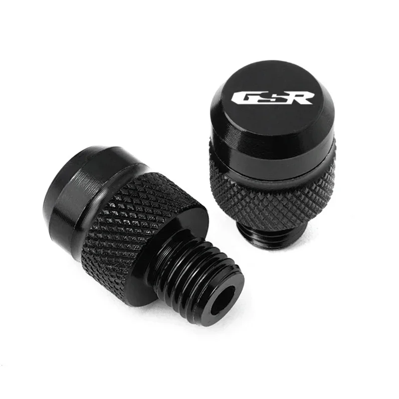 Accesorios para motocicleta, perno de tornillo con agujero de espejo de aluminio para SUZUKI GSR750 GSR600 GSR400 GSR 750 600 400, todos los años Universal