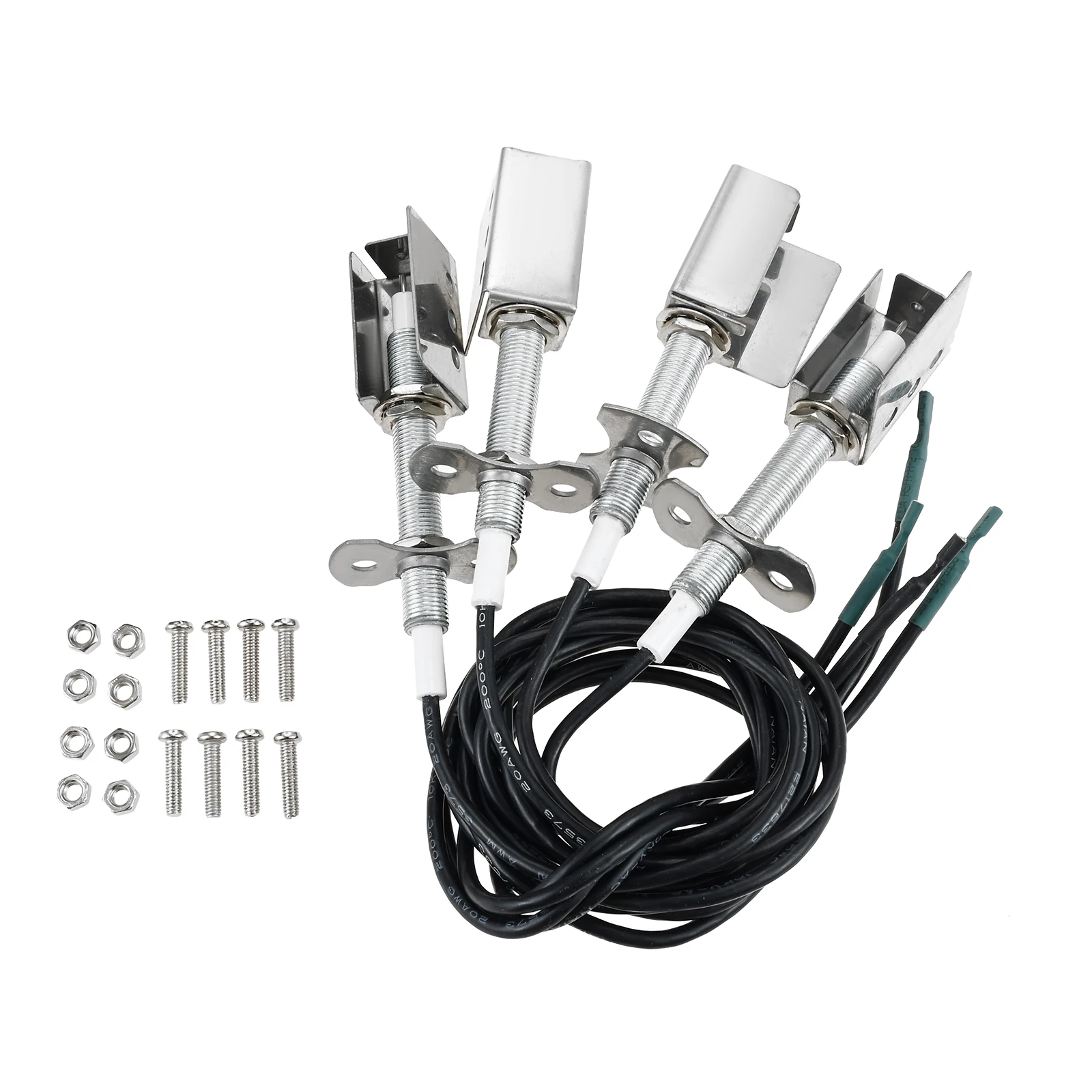 4kits BIG-8116 Grill Igniter Electrodes Wire for Member's Mark Y0660LP-2 Bakers & Chefs GR2039201-BC-00 Sams Club ST1017-012939