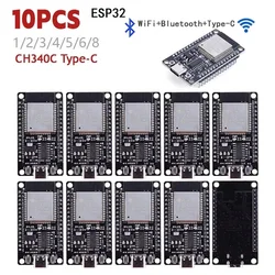 1-10pcs ESP32 -32 ESP32-S Development Board WiFi+Bluetooth-compatible TYPE-C ESP32 30Pin ESP32 Nodemcu Development Module