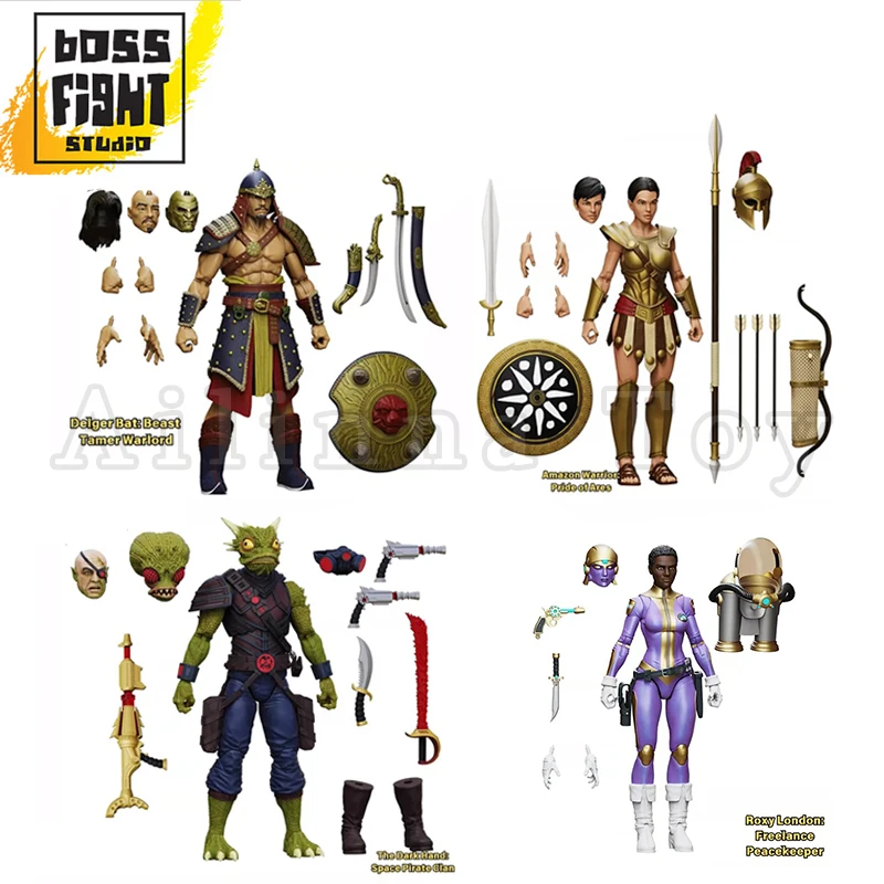 bfs-boss-fight-studio-figurine-d'action-bfs-1-12-epic-hacks-amazon-warrior-roxy-london-the-dark-hand-delger-bat-jouet-d'anime
