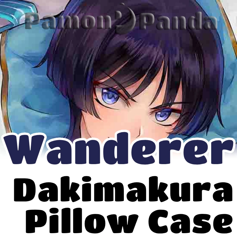 Wanderer Dakimakura Genshin Impact Game Hugging Pillow Case Full Body Cushion Cover Pillowcase Home Bedding Decor Otaku Gift MYT