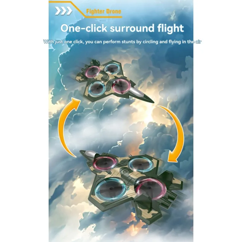 

ABUM-Children Boy Remote Control Airplane Model Aircraft Glider Drone Helicopter 1800 Mah