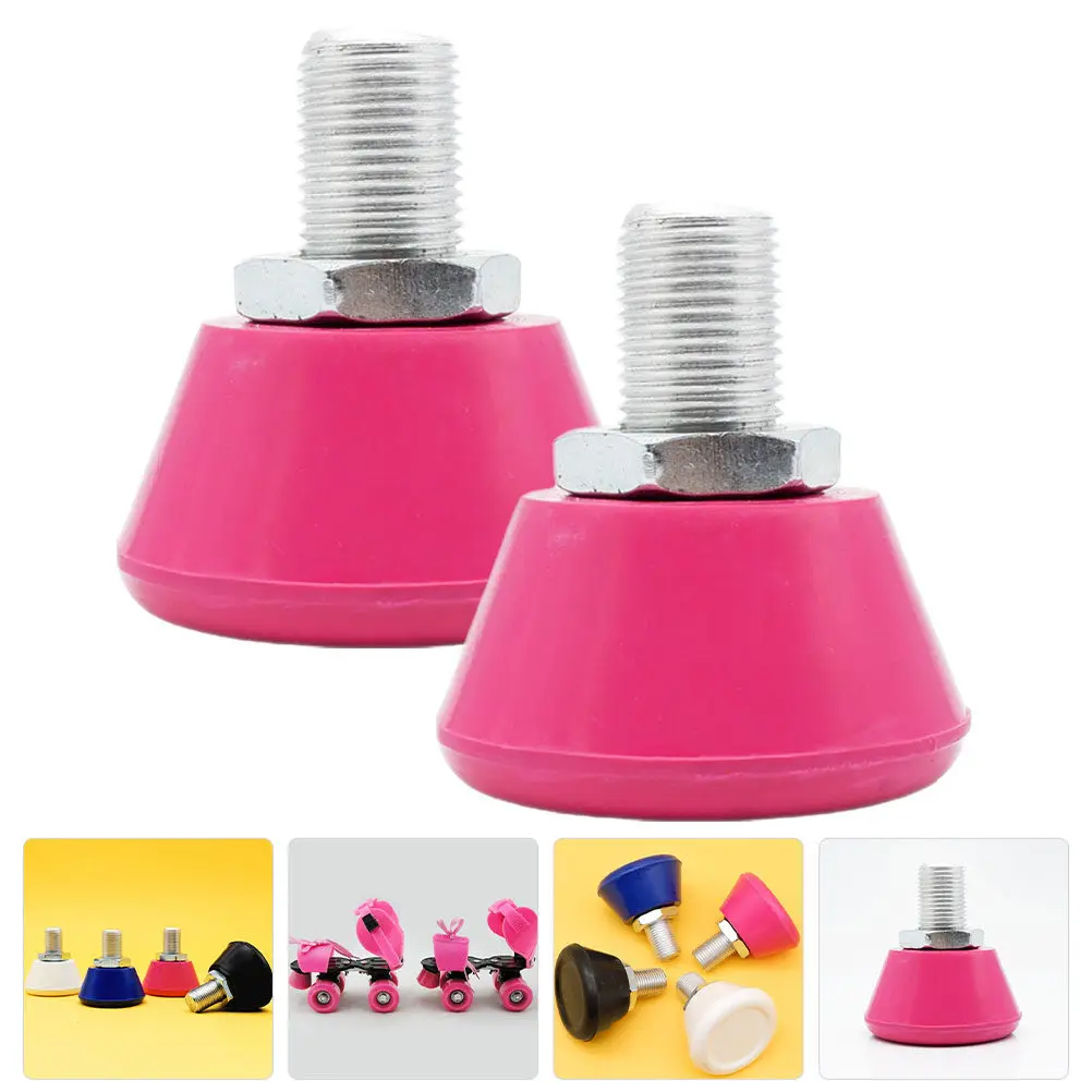 

1 Pair Toe Stops Roller Skates Adjustable Rubber Brake Tools Skate Accessories Wear Resistant Replacement Professional Skate