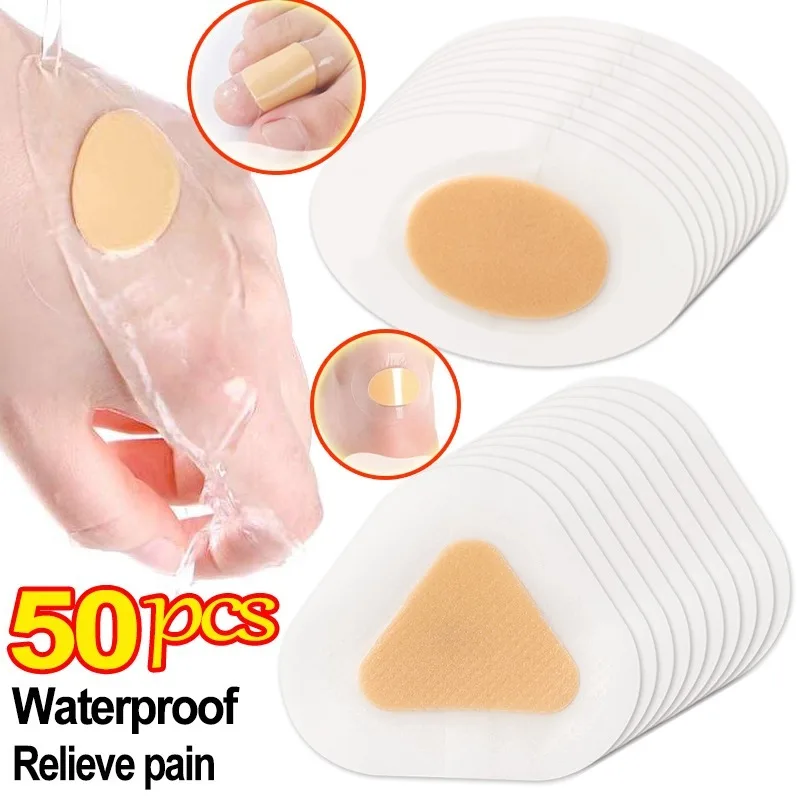 10/50pcs Gel Heel Protector Foot Patches Adhesive Blister Pad Heel Liner Shoe Stickers Pain Relief Plaster Care Cushion Grip