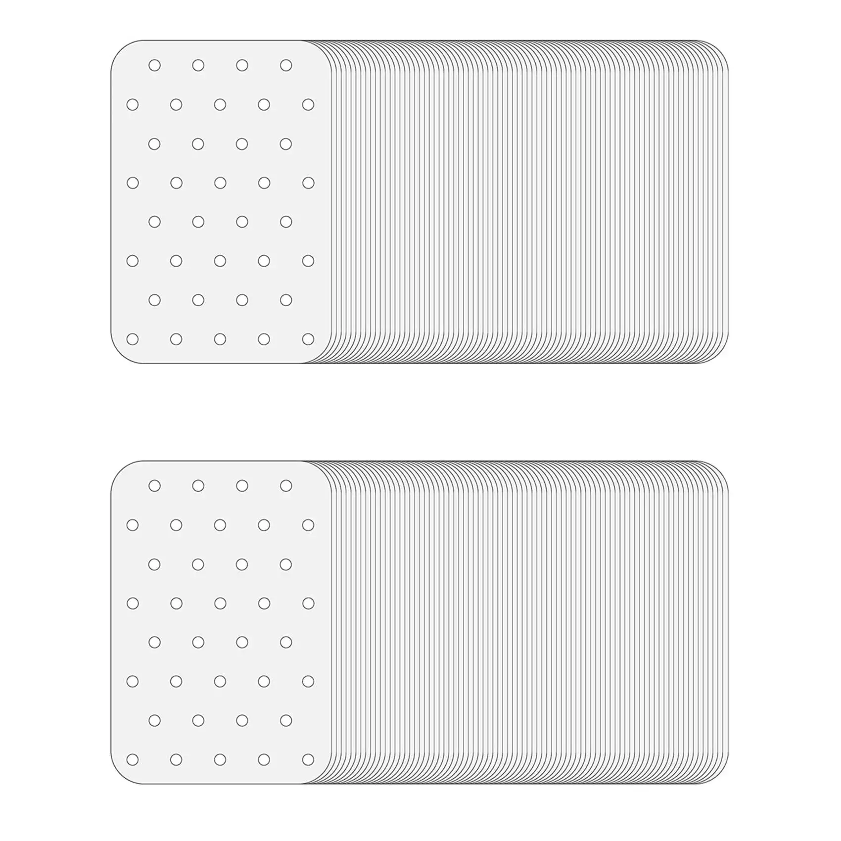 ABGH-200X Fryer Paper,Air Fryer Parchment Paper Liners For Ninja Foodi Dual Air Fryer DZ201,DZ401 Air Fryer Liners Paper