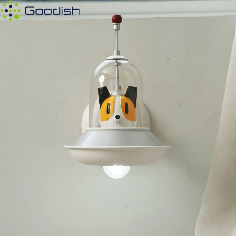 โคมไฟติดผนัง LED รูปทรงยูเอฟโอ สไตล์นอร์ดิก โมเดิร์น สร้างสรรค์ เหมาะสำหรับเด็ก ตกแต่งบ้าน ห้องนอน ทางเดิน บาร์ ห้องรับประทานอาหาร