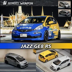 PreSale SW 1:64 JAZZ GE8 RS Spoon Diecast Diorama Car Model Collection Miniature Street Weapon