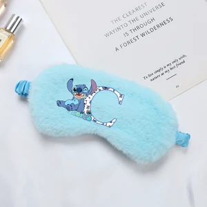 Lilo & Stitch Disney Ngủ Ngủ Mặt nạ với Bán đồ nhồi mềm Móng mắt che mắt che mắt mặt nạ sang trọng 8 Sách bán hàng chính Cô gái thêu - 1