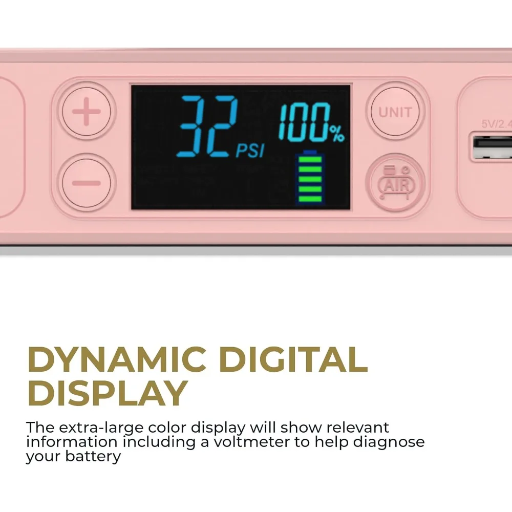 بولت اير + 55500 بطارية السيارة المحمولة الانتقال كاتب | ضاغط هواء 100 رطل لكل بوصة مربعة، بنك طاقة USB بقدرة 55.5 وات في الساعة، في حالات الطوارئ - توصيل مجاني #6
