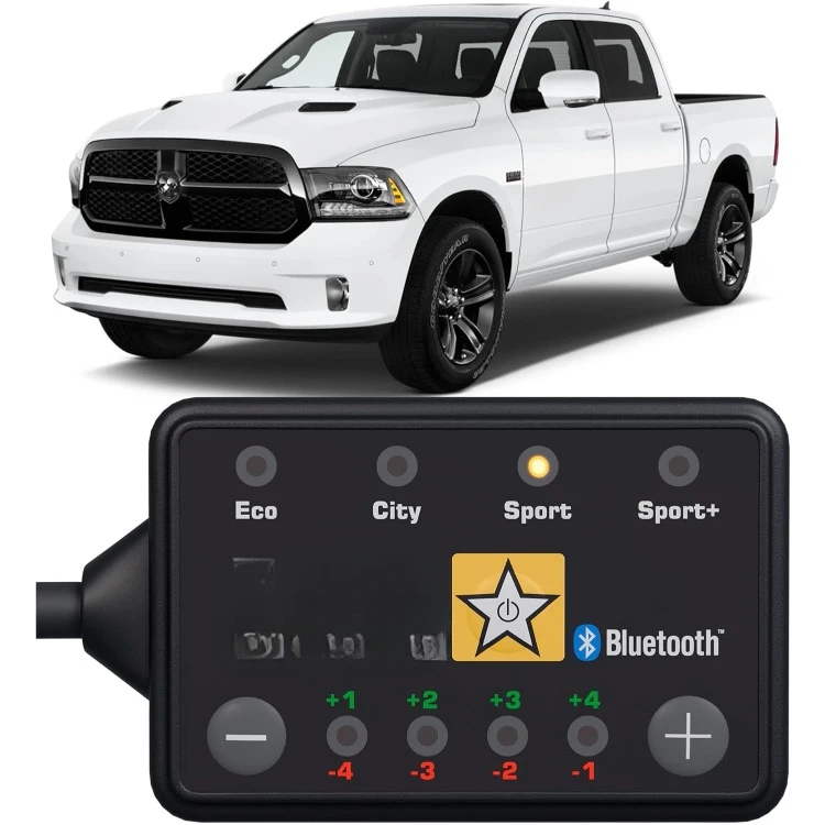 Dodge Ram Truck 2007-2018 Throttle Response Controller Fits:1500, 2500, 3500, 3.0L 3.6L 5.7L 6.4L 6.7L Gas & Diesel