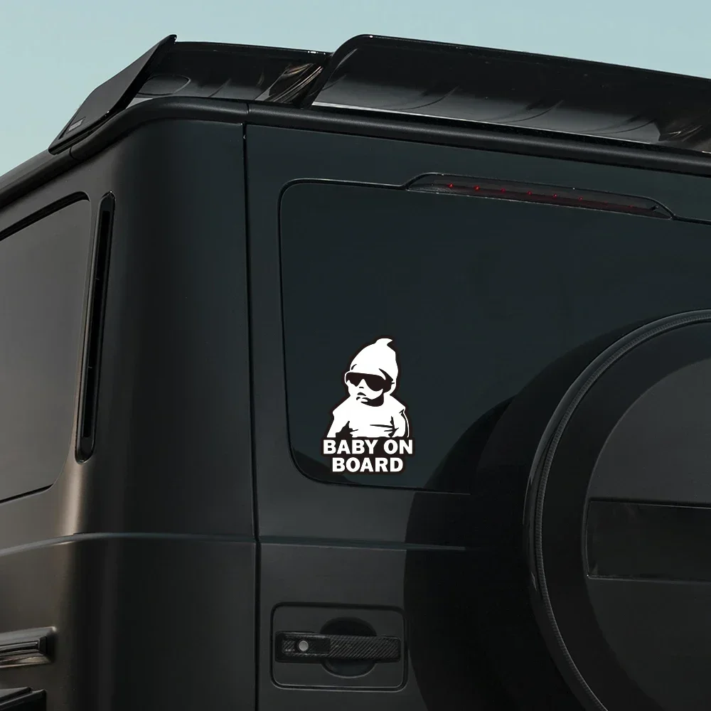 Warning Car Sticker Baby on Board Stickers Color Vinyl Film PVC Decal Creative Stickers Vehicles Motorcycle Exterior Accessories view 3