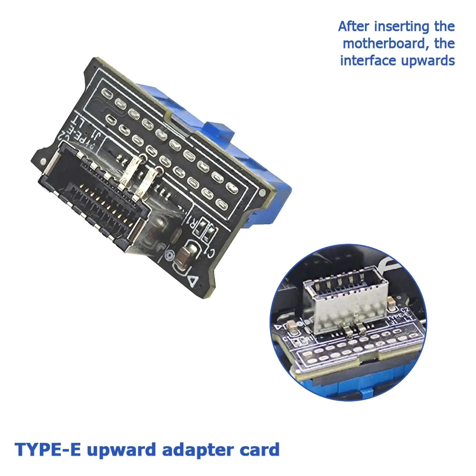Konverter Motherboard USB 3.0 19PIN ke 3.1 Tipe 20 ke 19 Pin