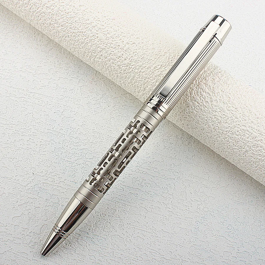 

High Quality Luxury Metal blue Signature Ballpoint Pens Business Writing Office Supplies Stationery Gift
