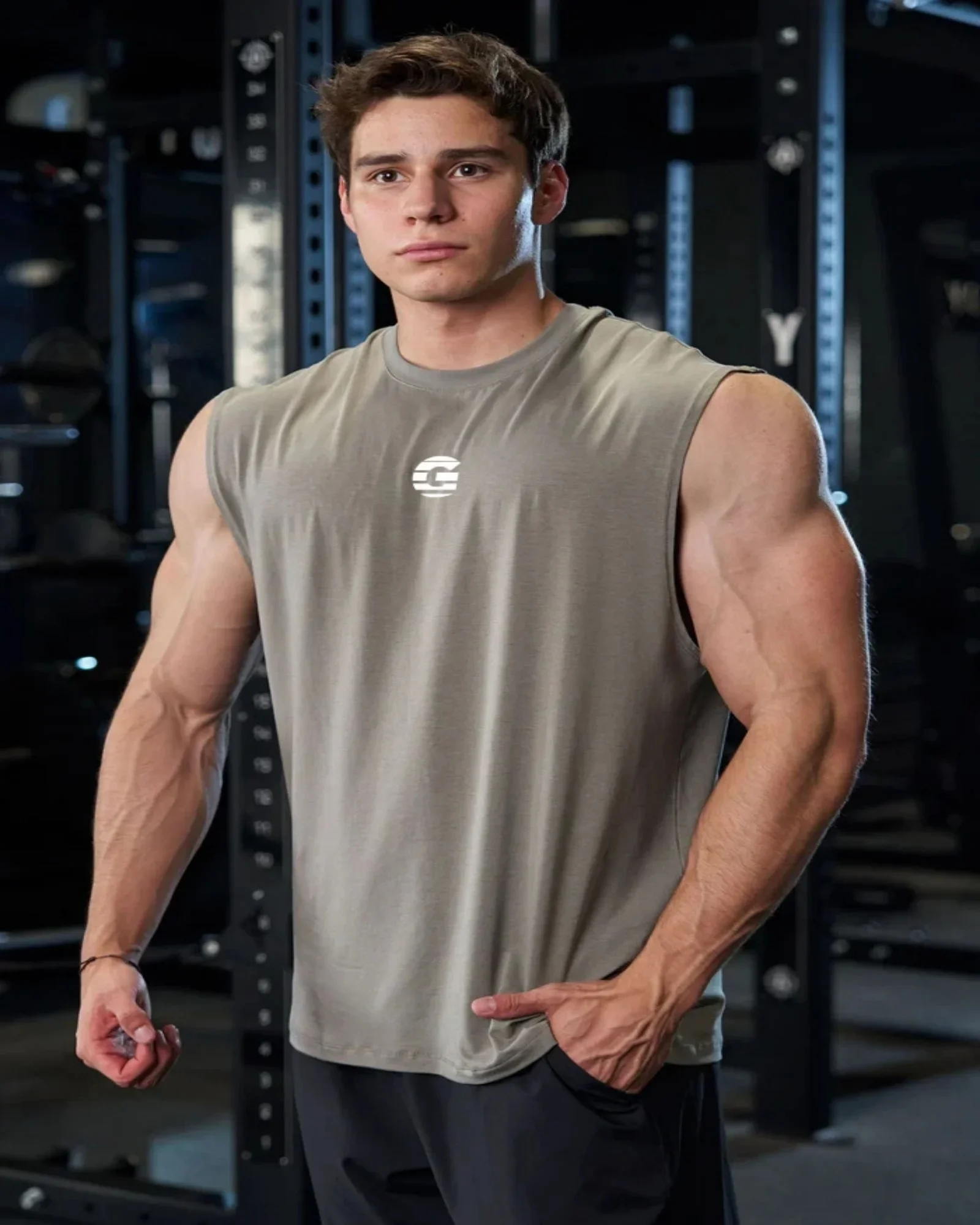 Summer Men\'s Sleeveless Gym Vest Bodybuilding Fashion Basketball Vest Breathable Mesh Sports Undershirt Fitness Running Vest
