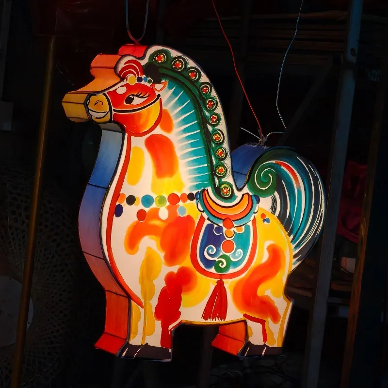 Year of the Horse large-scale lighting Spring Festival Lantern Festival hanging lanterns