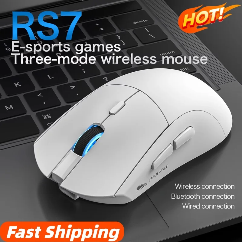 New Bluetooth Wireless Gaming Mouse PAW3311 With Macro Driver 20000DPI Adjustable Sensitivity For Laptop Desktop PC Office Game