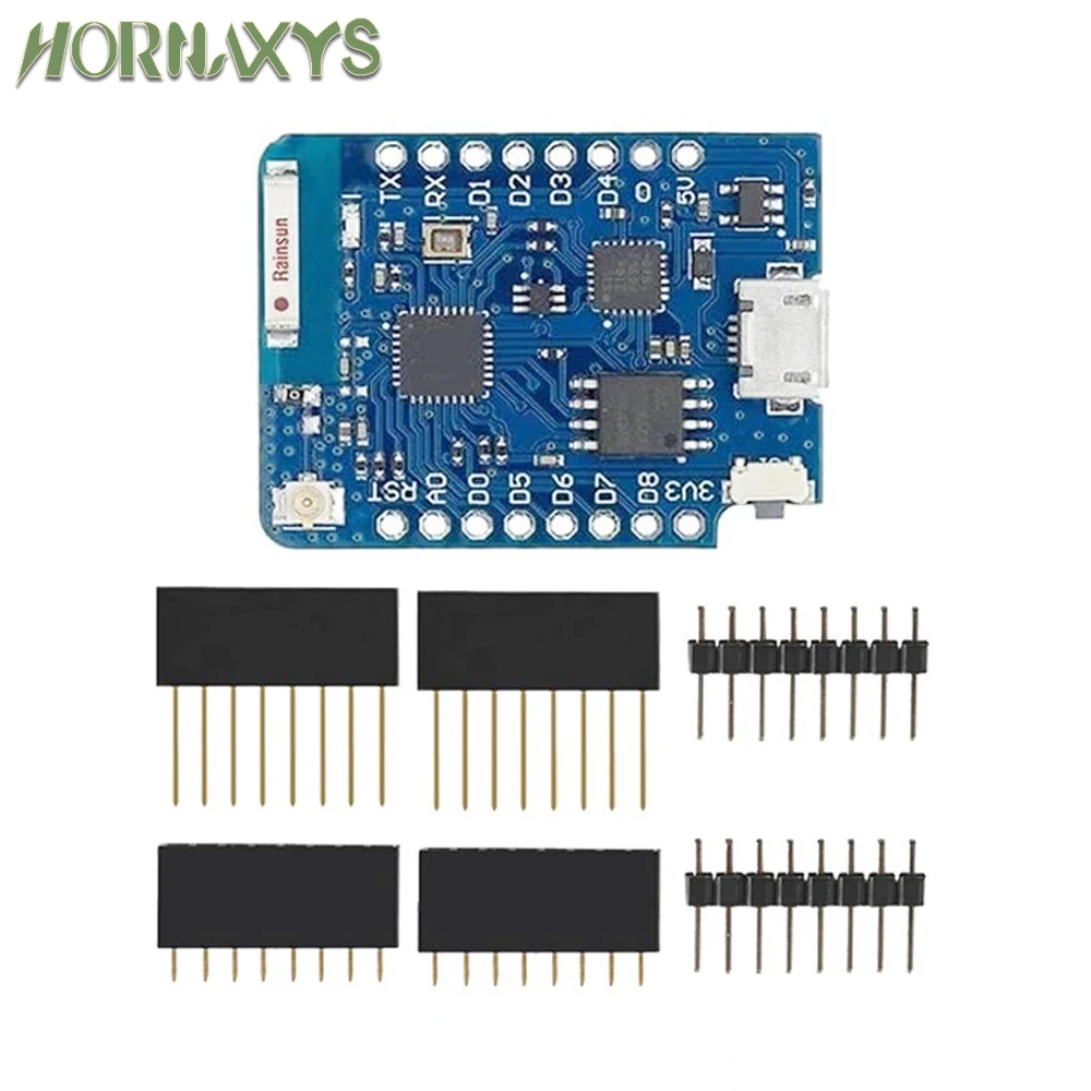 WEMOS D1 Mini Pro 4M 16M Bytes External Antenna Connector NodeMCU Based ESP8266 ESP-8266EX CP2104 WIFI Development Board Micro