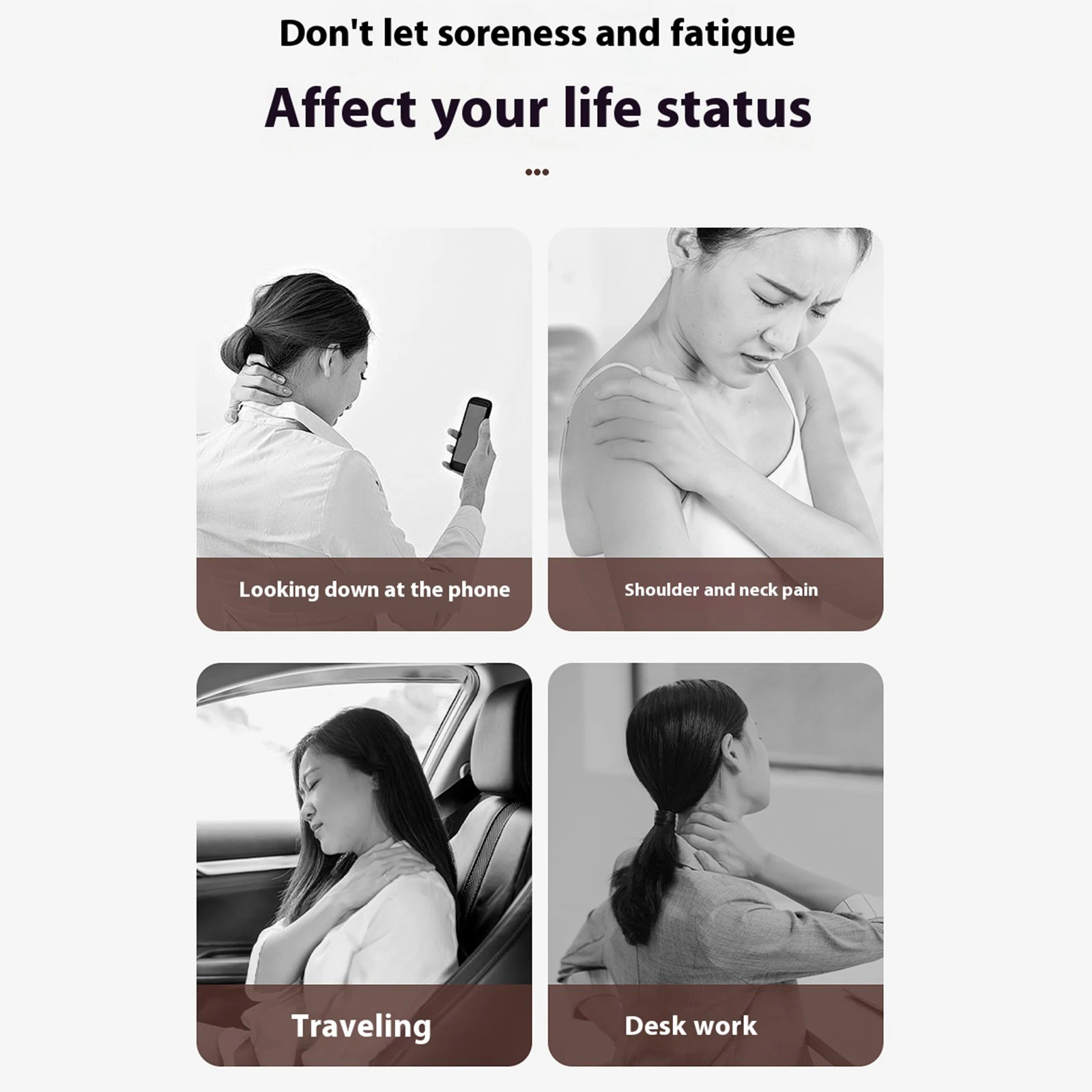 

Neck Massager with Heat Shiatsu Neck and Back Massager Rechargeable Deep Tissue Kneading Massage Pillow for Muscle Relax