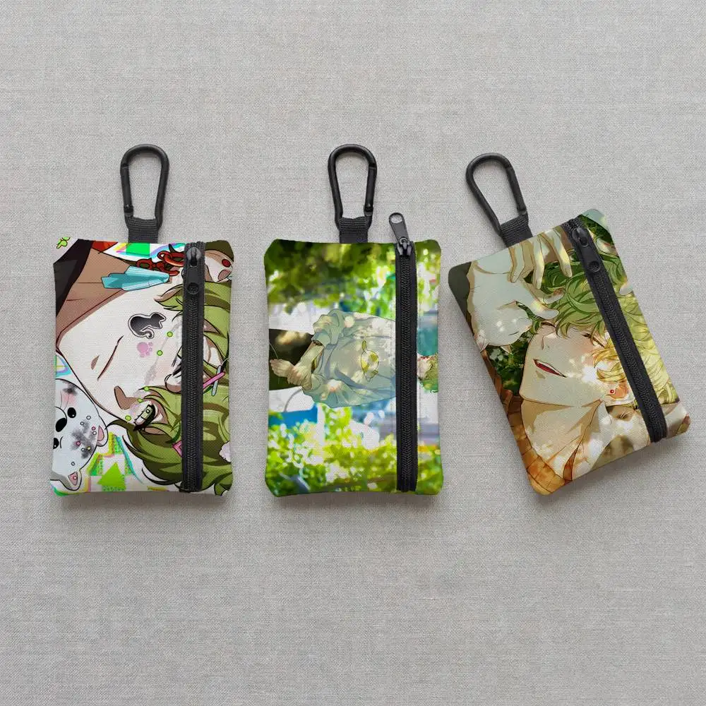 Game Anime P-Paradox Live Hokusai Masaki Everyday Oxford Cloth Zipper Coin Purse - Lightweight Card Holder & Hanging Key Pouch
