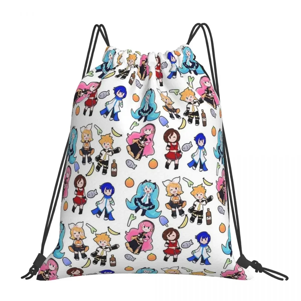 Vocaloid chibi chaos! Rucksäcke Multifunktions-Kordel zug Taschen Kordel zug Bündel Tasche Kleinigkeiten Tasche Bücher tasche für Reises tu denten