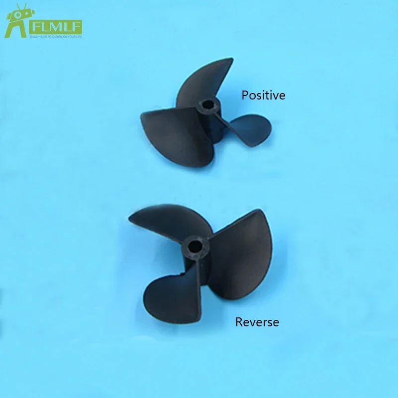 Rc Boat Propeller 3 Blades Nylon Propellers for 3mm/4mm/4.8mm Shaft Rc Boat 3 Blade Plastic Paddles