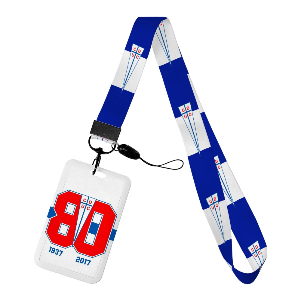 Football Sports Team Lanyard ID Badge Holder Durable Neck Strap for Work Access Card Customizable School Office Pass