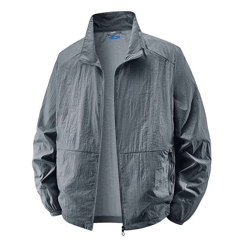 New Fashion Men Summer Skin Coats Thin Jackets Mountaineering Coats Male Quick Drying Windbreaker Outdoor Sun Protection Jackets