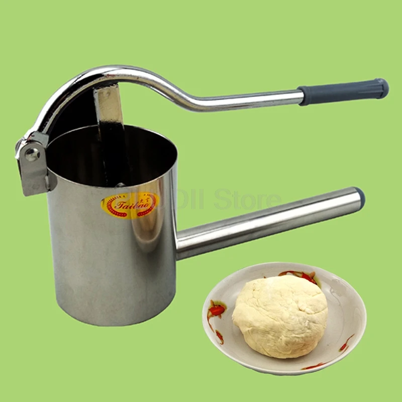 Máquina Manual de prensado de fideos de acero inoxidable, máquina china para hacer fideos de sopa agria, agujero de molde de 4mm, máquina tradicional para hacer fideos de maíz