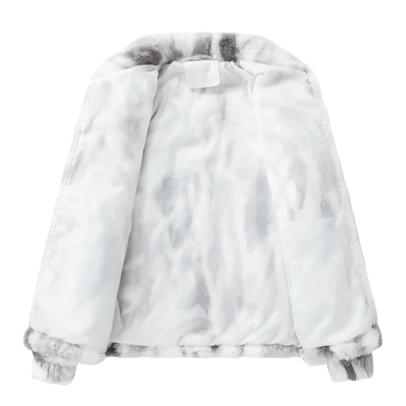 Nova jaqueta masculina criativa para outono e inverno com zíper calor e pelúcia para casaco casual, solto, confortável, versátil e grosso